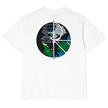 Polar Skate Co. T-shirt Smoking Lady Fill Logo White